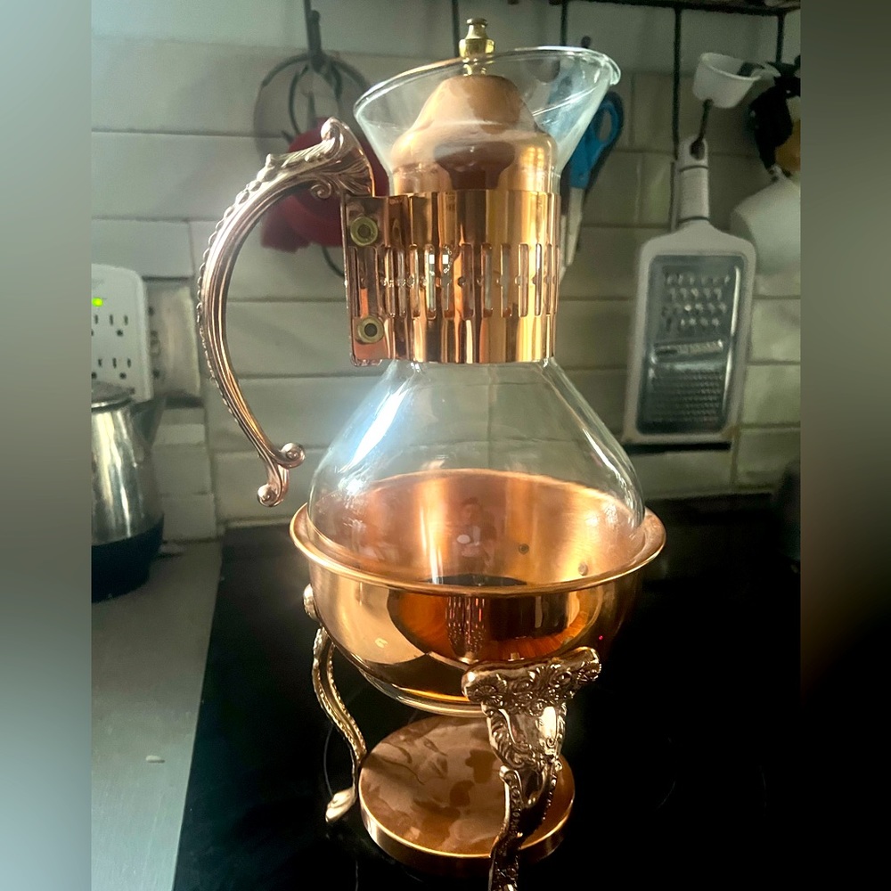 Vintage glass carafe